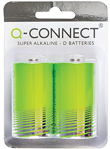 Q Connect - Confezione da 2 pile D