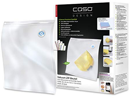 Caso Germany Set 20 Sacchetti Per Il Vuoto Zip 27 x 35 cm