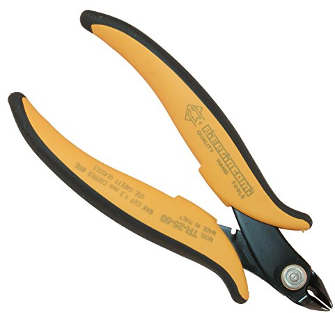 Piergiacomi medium-pince coupante diagonale avec tête coudée 50° pour une coupe lisse et souple fils de cuivre 16 mm-diamètre 1,3 tR2550 aWG