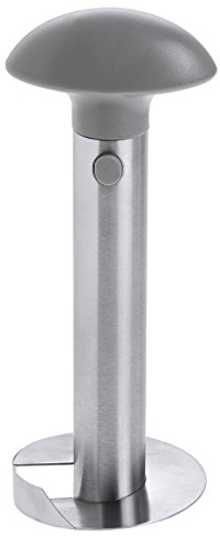 Lurch Cortador de piña para Frutas, pelar y Corte de piña, Acero Inoxidable, Plata, 8,5 x 8,5 x 23 cm