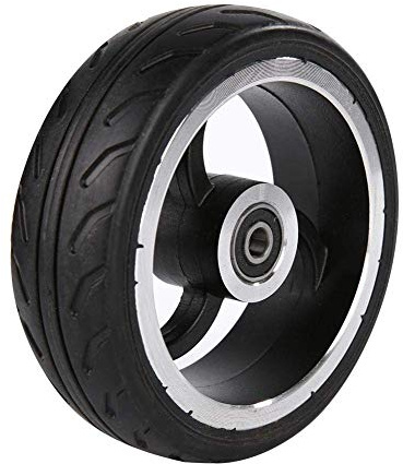 Alomejor Hinter Ersatzrad 5,5 Zoll Langlebig Solide Roller Reparatur Zubehör für Elektrische Fahrrad Skateboard Roller
