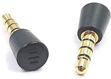 RUITROLIKER Set di 2 microfoni wireless da 3,5 mm per PS4 Xbox One, controller per telefono cellulare, tablet registratore