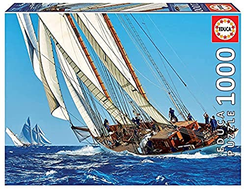 Educa - Puzzle de 1000 Piezas para Adultos | Velero. Incluye Pegamento Fix Puzzle. A Partir de 14 años (18490)
