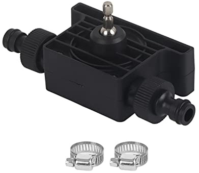 Miniatur-Ölpumpe tragbar selbstansaugend elektrische Bohrmaschine für Wasserpumpen Haushalt mit 2-teiligem Anschluss (Kraftpumpe)