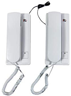 YASTA Citofono interfono a parete intercomunicante da interno 2 unita' cornette RL-209