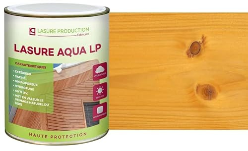 LASURE À L'EAU AQUA LP-Pin d'Orégon-Bidon de 1 l