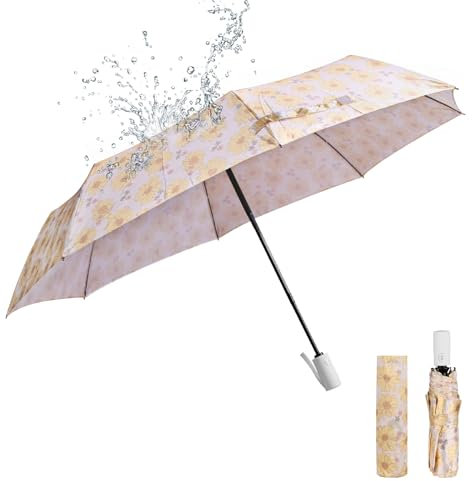 Cooloutdoors Kompakte leichte automatisch öffnende und regenschirm sturmfest und UV taschenschirm sturmfest für Reisen Golfen und Angeln usw mit stabilem Griff Geeignet für Männer und Frauen