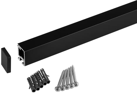 SOTECH Linero MosaiQ EasyLine schwarz 900 x 22 x 29 mm Aluminium Küchenreling Relingsystem