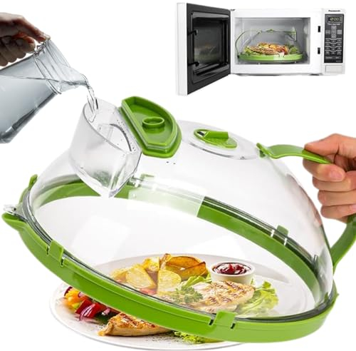 Copertura per Microonde con Acqua | Coperchio per Microonde | Coperchio Microonde | Copertura Microonde 27 cm | Coperchio per Microonde con Acqua | Coperchio per Microonde Senza BPA