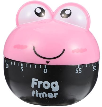 VINTORKY Küchentimer Cartoon-Frosch Mechanischer Eieruhr Timer Einfach Zu Bedienen Für Kochen Backen Zeitmanagement Und Planung Effiziente Zeitkontrolle Stabil Und Langlebig