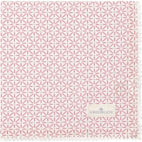 GreenGate [A] Napkin with lace Britt Pale pink