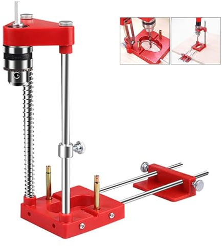 QYVFLIZ Woodworking Drill Locator Tool, Drilling Positioner,Adjustable Punch Locator for DIY Furniture Position Hand Tools