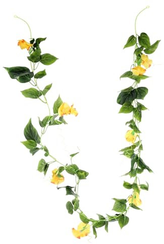 MUSISALY Girlande Aus Künstlichen Blumen Für Heimdekoration Naturgetreue Simulation Vielseitig Einsetzbar Für Innendekoration Deckendekoration Und Andere Anlässe