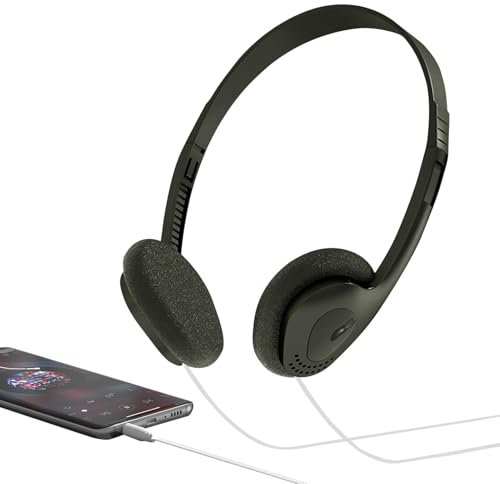 Écouteurs Supra-Auriculaires rétro avec câble | Écouteurs légers – Vintage