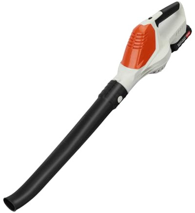 Batteridriven universalblåsare 24 V, sladdlös lövblåsare med batteri och laddare, sladdlös fläkt batteri 240 km/h, batteribladsfläkt 16 500 RPM, sladdlös snöslunga, elektrisk lövblåsare för blåsa vit