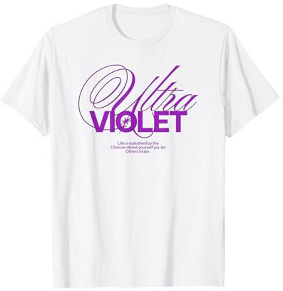 Cita de Empoderamiento Feminista Ultra Violet Life Camiseta