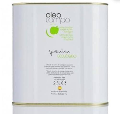 OLEOCAMPO | Aceite de Oliva Virgen Extra Premium Picual Ecológico Lata 2,5L