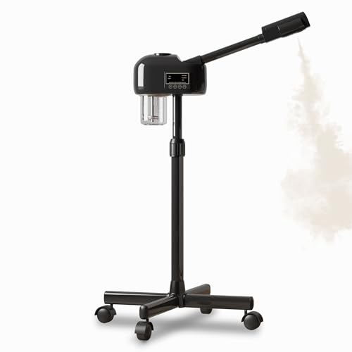 Facial Steamer, Professional Facial Steamer with Hot Mist for Esthetician, Facial Steamers Home Facial Spa, Face Steamer for Facial Deep Cleaning – Professional Home Facial Spa Steamer with Hot Mist.