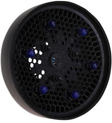 Vaguelly Retractable Folding Silicone Hair Dryer Diffuser High Temperature Resistant Blow Dryer Tool for Home and Salon Curl Enhancer Easy to Clean Black