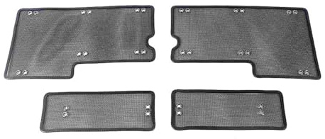 QASULER For Jetour, for X70 Plus X70plus 2021 2022 2023, grilles avant filet anti-insectes couvercle de protection du condensateur radiateur maille sable Grille de protection pour voiture(2023 Model)