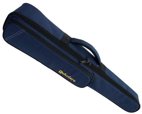 QUXVUIS Saxophon Gigbag mit komfortablem Tragegriff und wasserdichter, weicher Polsterung – ideal für Musiker im Alltag. Mit Außentasche und Tragegriff, Blau, 70x12x9cm