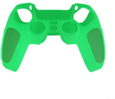 Funda de silicona para mando de PS5 luminosa: para cubierta de goma resistente con antideslizante para proteger la superficie contra arañazos – 17 x 12 cm