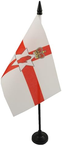 AZ FLAG Nordirland bordsflagga 15 x 10 cm - liten irländsk kontorsflagga 10 x 15 cm