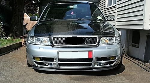 Cup Front Spoiler Lippe Schürze Ansatz ABS Lackierbar Schwarz