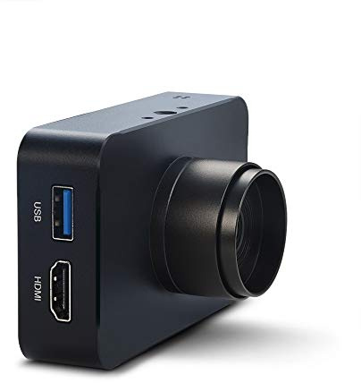 MOKOSE 12MP HDMI Camera 1080P USB HD Streaming Webcam, Recording 4K@30FPS Industry C/CS-Mount Camera with 3.2mm No Distortion Manual Lens