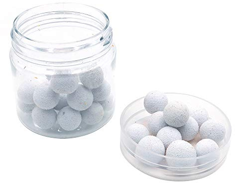 Namvo 1 boîte de 30 balles d'appât de pêche, appâts flottants pour la pêche à la carpe, perles d'appâts artificiels, boules d'odeur pour la pêche, 8 mm
