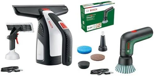 Bosch Nettoyeur de vitres sans Fil GlassVAC Solo Plus & Brosse de Nettoyage électrique Bosch - UniversalBrush
