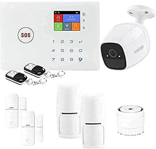 Kit de Alarma para casa 4G conectada inalámbrica WiFi gsm Amazonas y cámara WiFi - lifebox - kit9