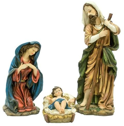 Joy Christmas Tris Nativita' Presepe in Resina 72 cm, 3 Pezzi 41925