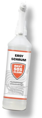 Akut SOS Clean Easy Schaum Hochleistungs Schaumreiniger 0.5L gebrauchsfertig für Haushalt Büro & Auto - Tatortreiniger Spray