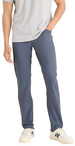 Dockers Go Airweave 5-Pocket Slim, Pantalones Hombre, Ombre Blue, 36W / 32L