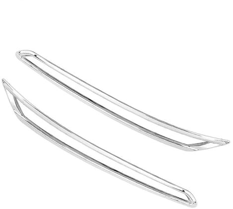 ZHINUAN Hinten Stoßstange Nebel Licht Lampe Abdeckung Fit for Accord 2018 2019 2020 2021 2022 Chrome Trim Schwanz Foglight Lünette trimmt Auto Zubehör Nebelschlussleuchten-Ziersatz