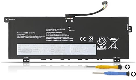 K KYUER 51Wh L18M4PE0 Laptop Battery for Lenovo Yoga C740-14IML IdeaPad 4G 14Q8C05 Type 81TC 82KE L18L4PE0 L18C4PE0 5B10W67296 5B10U40209 5B10U40210 5B10W67185 SB10W67235 SB10W67368 2ICP5/41/110-2