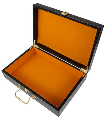 Healvian Scatola per Sigari Resistente all Usura Contenitore Riutilizzabile per Sigari da Viaggio Accessori Protettivi Custodia Maniglia Scatola Chiusura Ribalta