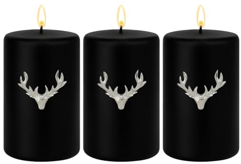 3-pack ljusstakar Caloge I 6 cm silver | Boho Vintage ljusstakar, adventsdekoration