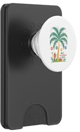 Mele Kalikimaka Tropical Christmas Hawaiian Xmas Palm Tree PopSockets PopWallet per MagSafe