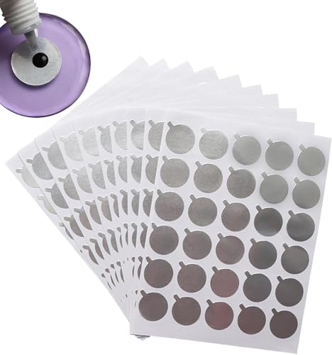 Almohadillas de pegamento desechables para extensión de pestañas de papel de aluminio, pegatinas autoadhesivas para soporte de pegamento para pestañas de secado lento, para maquillaje cosmético
