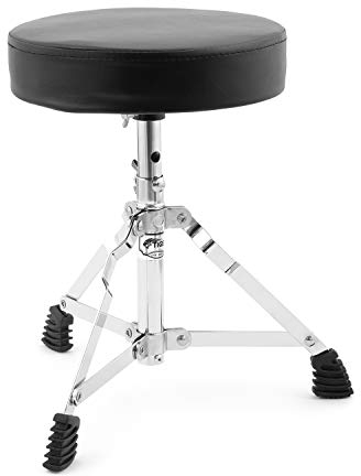 TIGER DHW91-CM Junior Schlagzeug-Hocker - Gepolsterer Schwarzer Drum-Sitz