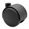 WAGNER 01002401 - Ruedas giratorias para muebles (diámetro de 40 mm, altura de 45 mm, capacidad de carga de 35 kg), color negro