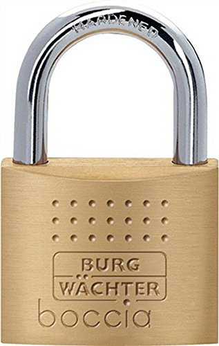 Burg Wächter Vorhangschloss 450 Boccia 6,5 x 22 x 22,5 mm messingfarben
