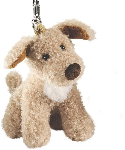 Plüsch-Anhänger Terrier „Toni“ – Schaffer 0176 - ca. 9 cm - Niedlicher Schlüsselanhänger & Taschenanhänger mit Karabiner - Weich & hochwertig - Geschenkidee für Kinder & Erwachsene - hellbraun