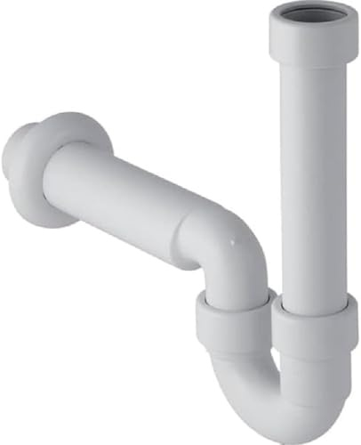 Geberit Geruchsverschluss weiss alpin d 40mm fuer Wasch- od. Geschirrspuelm. Abl. in PP 152704111