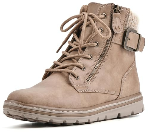 CLIFFS BY WHITE MOUNTAIN Kelsie Bottes de randonnée pour femme, beige (Naturel/tissu.), 41 EU