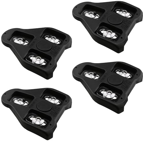 CyclingDeal Bike Cleats Compatible with Peloton & Look Delta - Indoor Cycling & Road Bike Bicycle Cleats Set - Compatible with Indoor Exercise Bikes Pedals & Shoes - 0 Degree 2 Pairs