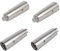 LuluDa 4 Piezas Adaptador XLR a RCA, Jack XLR de 3 Pines Adaptador, Profesional Adaptador de Conector XLR a RCA para Micrófono de Audio Dispositivos de Grabación