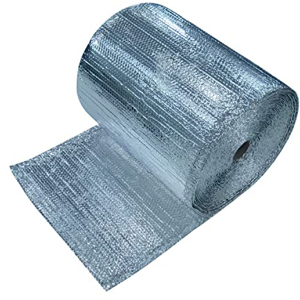 EcoFoil Floor Joist Insulation 24 x 125' (250 sq. ft.) - Double Bubble Reflective Foil for Floor and Wall Insulation - Reflects 96% Radiant Heat - Vapor Barrier to Keep Out Moisture